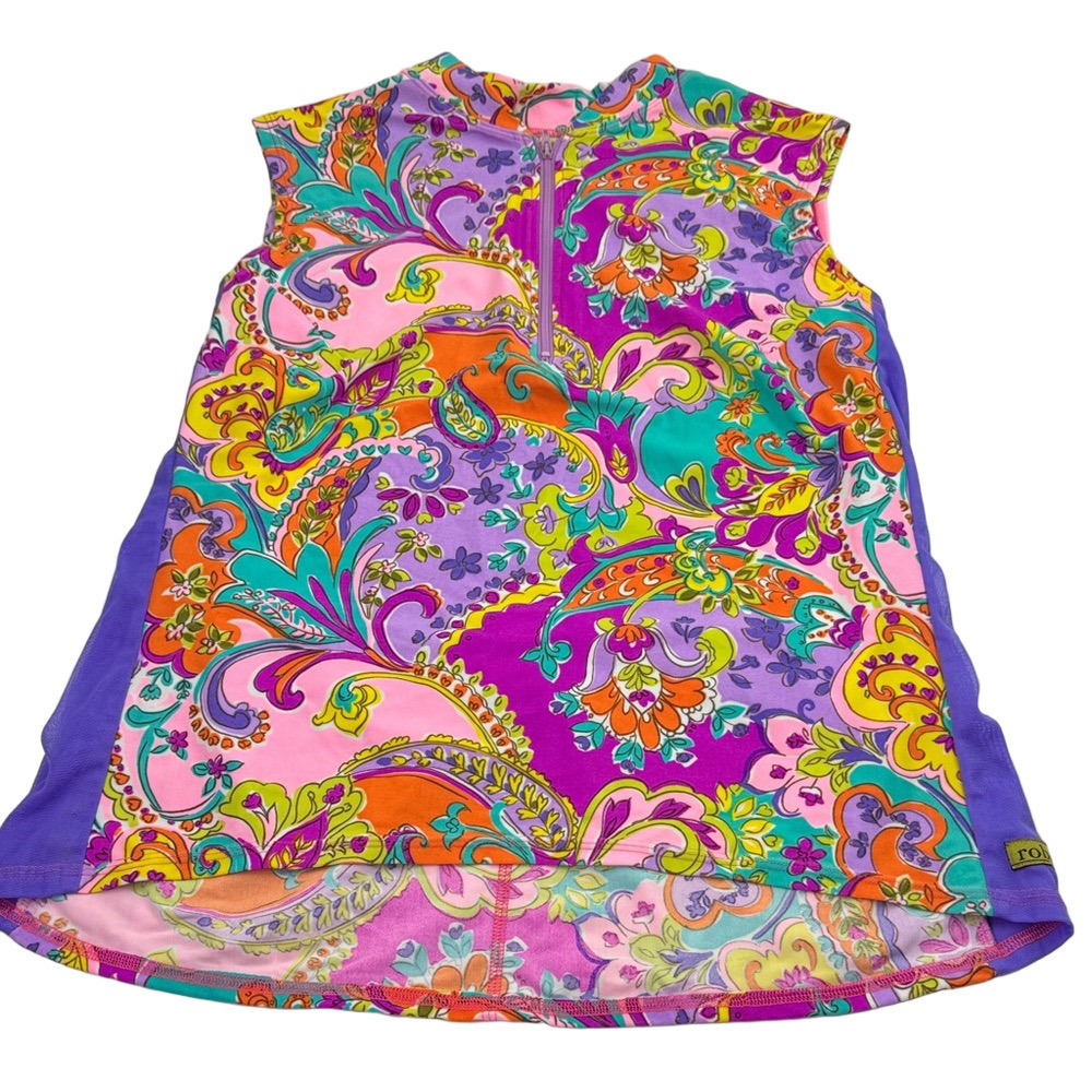 Robena Women's Colourful Cycling Sleeveless Top